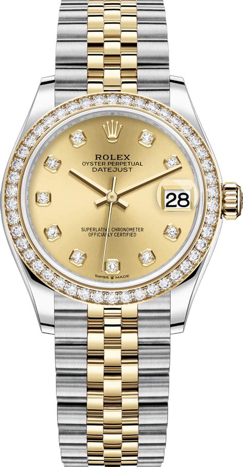 rolex datejust 31 yellow gold price|rolex 31mm datejust diamond bezel.